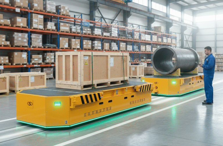 Industrial Transfer Carts, Heavy Duty Material Handling Solutions, Autonomous Industrial Transfer Carts, Remote-Controlled Industrial Transfer Carts, Heavy Duty Transfer Cart, Autonomous Guided Vehicles (AGV) for Material Transfer, Battery Powered Industrial Carts, Custom Material Handling Solutions
